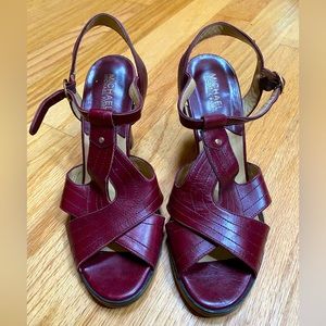 Michael by Michael Kors Burgundy Heels